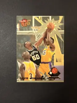 David Robinson 6 Card Lot HOF Spurs Inserts Ultra Topps Finest MVP Admiral NBA - Image 3