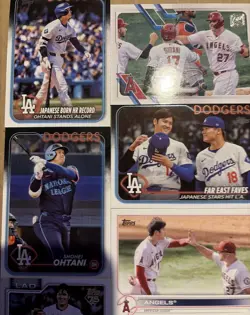 2022-2025 Topps Shohei Ohtani 20 Card Set LA Dodgers & Angels - Image 5