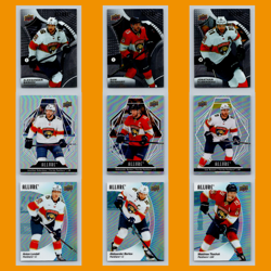 Florida Panthers Lot 9 Hockey Cards Upper Deck Allure Aleksander Barkov NM NHL - Image 1