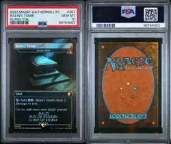 2023 Magic The Gathering Balin's Tomb Lord Of The Rings Surge Foil PSA 10 - Image 3