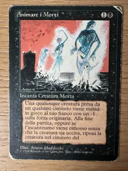 MAGIC - Animate Dead / ITA First Edition - MTG ITA FBB - Image 1