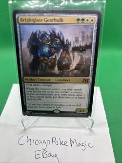 Brightglass Gearhulk - Aetherdrift Regular Mythic #191 NM MTG - Image 1