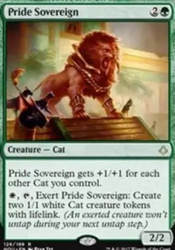 Slightly Played, English - 1 x MTG Pride Sovereign Hour of Devastation - Image 1