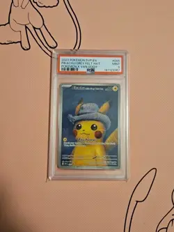 Pokemon x Van Gogh Museum: Pikachu with Grey Felt Hat Promo Card PSA 9 820650856891 - Image 1