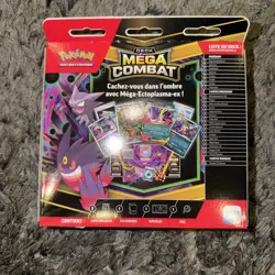 Pokemon 🇫🇷 Deck Mega-Ectoplasma EX Mega Combat Promo Spectrum 027 Neuf Scelle - Image 2