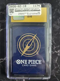 Bandai CGC Pristine 10 Monkey D. Luffy Carrying on His Will OP13-118 Foil - Image 3