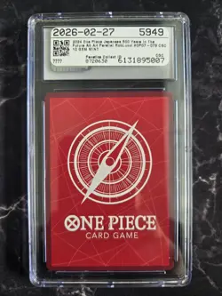 Bandai Rob Lucci Leader 500 Years Future OP07-079 Alt Art Parallel CGC 10 - Image 3