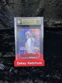 BGS 9.5 Silvers Rayleigh (Manga Alt Art) OP08-118 SEC Two Legends - Japanese - Image 1