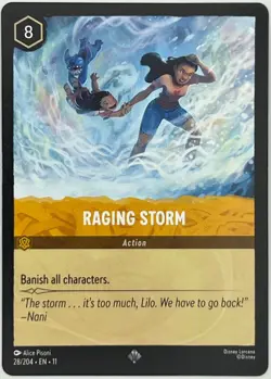 28/204 LORCANA NORMAL RAGING STORM WINTERSPELL - SET 11 - SUPER RARE NM - Image 1