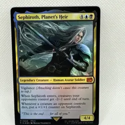MTG - Sephiroth, Planet's Heir Final Fantasy Foil NM Pack Fresh - Image 1