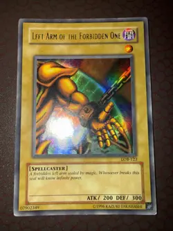Yu-Gi-Oh! Left Arm Of The Forbidden One - LOB-122 - Ultra Rare-Unlimited Damaged - Image 2
