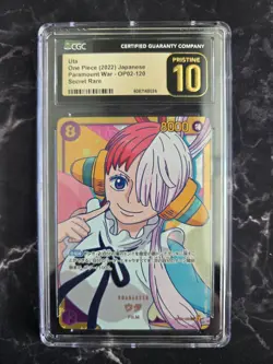 Uta Paramount War OP02-120 Secret Rare Japanese CGC Pristine 10 - Image 2
