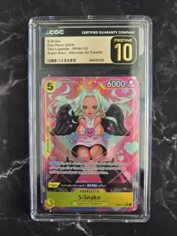 One Piece S-Snake Two Legends OP08-112 Alt Art Parallel Super Rare CGC 10 - Image 2