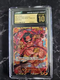 Bandai Gol D. Roger Emperors in New World OP09-118 Secret Rare CGC 10 - Image 2