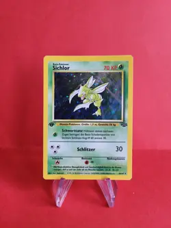 Pokemon Karte/card Scyther Sichlor 10/64 Jungle Set Holo 1. Edition - Near Mint - Image 1