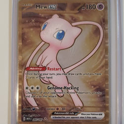 Mew ex 205/165 Scarlet & Violet 151 Holo Ultra Rare Full Art Pokemon Card - Image 1