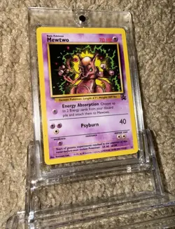 Mewtwo 1999 promo black star pokemon card first generation-EXTREMELY RARE CARD - Image 1