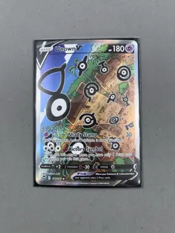 Unown V 177/195 - Pokemon TCG Silver Tempest Alternate Art Card NM - Image 1