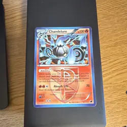 Pokemon Chandelure Rare Deck Exclusives Regular 130 HP 016/116 Exclusive Card - Image 1