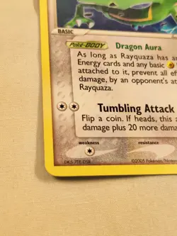 Rayquaza 22/107 Rare Deoxys Regular Pokemon Card - Near Mint NM - Image 5