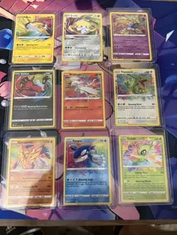 Amazing Rare Complete Set of 9 - Vivid Voltage Shining Fates Pokemon Card - M/NM - Image 1