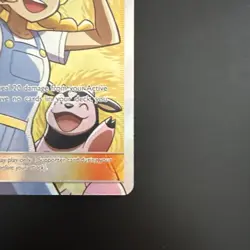 Pokemon Breeder 73/73 Shining Legends Holo Full Art Trainer Pokemon TCG Card - Image 5