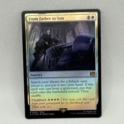MTG - From Father to Son Final Fantasy Foil NM Pack Fresh - Image 1