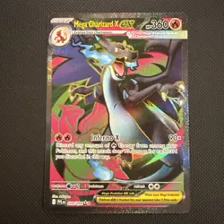 Mega Charizard X ex 109/94 Ultra Rare Full Art Phantasmal Flames Pokemon Card - Image 1