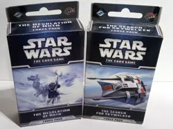 Star Wars The Card Game LCG Force Packs Lot: Desolation of Hoth & Search for - Image 1