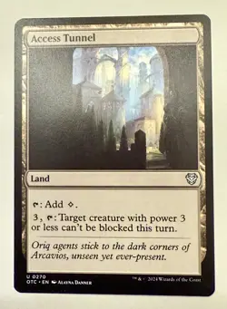 Access Tunnel - Thunder Junction Commander OTC - Uncommon - MTG Magic - Image 1