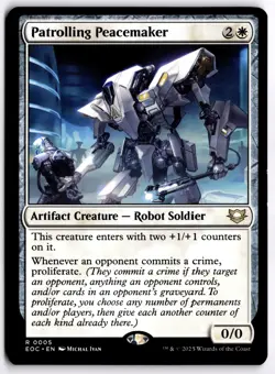 Patrolling Peacemaker NM EOC Commander: Edge of Eternities MTG - Image 1