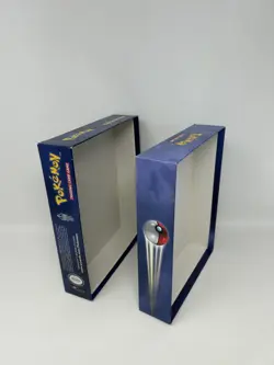 Vintage Pokemon Lot EMPTY 1999 Starter Gift Box, Thunderstorm, 3 Unused Playmats - Image 3