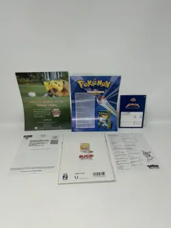 Vintage Pokemon Lot EMPTY 1999 Starter Gift Box, Thunderstorm, 3 Unused Playmats - Image 5