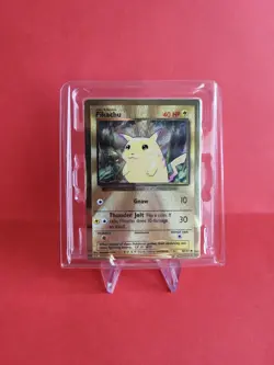 Pokemon Karte GOLD Metall Pikachu 25th Anniversary UPC Promo Sealed OVP - Image 1