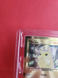 Pokemon Karte GOLD Metall Pikachu 25th Anniversary UPC Promo Sealed OVP - Image 2