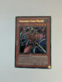 YUGIOH AMAZONESS CHAIN MASTER SP1-EN002 ULTRA PLAY/WEAR - Image 1