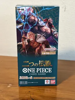 One Piece New Trading Card Game Two Legends Booster Pack Box OP08 Japanese Cards - Image 1
