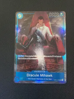 Bandai One Piece TCG Dracule Mihawk Romance Dawn Pre-Errata AA OP01-070 MINT - Image 2