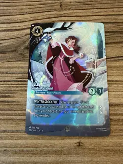 Belle Snowfield Strategist #236 Enchanted - Disney Lorcana Winterspell - Image 1