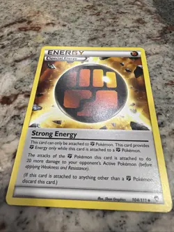 Strong Energy 104/111 Uncommon Normal FFI LP3 Nintendo Pokemon Card - Image 1