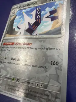 Archaludon 070/131 Sv: Prismatic Evolutions Reverse Holo Nintendo Pokemon Card - Image 3