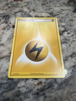 Pokemon TCG Electric Energy LX4-T8B-BH1 2005 Yellow Nintendo Pokemon Card - Image 1