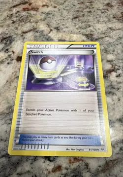 Switch 91/108 Roaring Skies Regular Nintendo Pokemon Card - Image 1