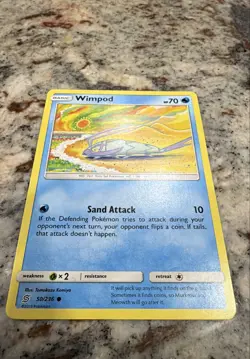 Wimpod 50/236 Sm-Unified Minds Regular Nintendo Pokemon Card - Image 1