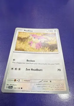 Audino 124/159 Sv09: Journey Together Regular Nintendo Pokemon Card - Image 1