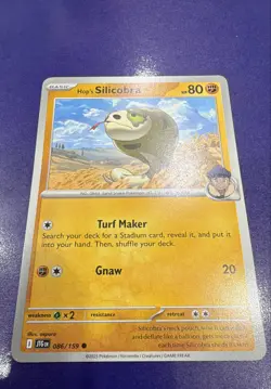 Hop's Silicobra 086/159 Sv09: Journey Together Regular Nintendo Pokemon Card - Image 1