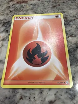 Pokemon Tcg Fire Energy #124 Pokemon Diamond & Pearl HP Nintendo Pokemon Card - Image 1