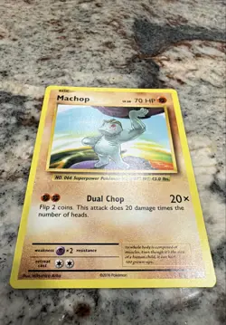 Machop 57/108 Evolutions Regular Nintendo Pokemon Card - Image 1