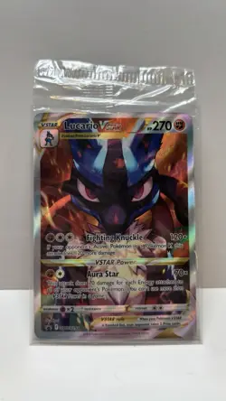 Lucario VSTAR SWSH291 SWSH: Sword & Shield Promo Cards Holo Sealed - Image 1