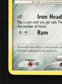 Aron 57/111 HP Rising Rivals English Pokemon Card TCG - Image 2